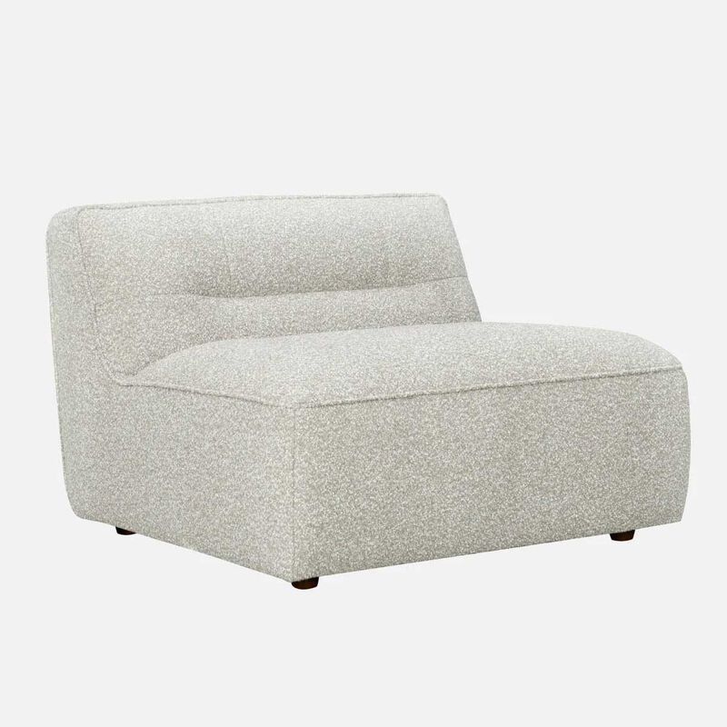 NED Collections Grace Sofa 1 Seater - Oat Cloud image number 1